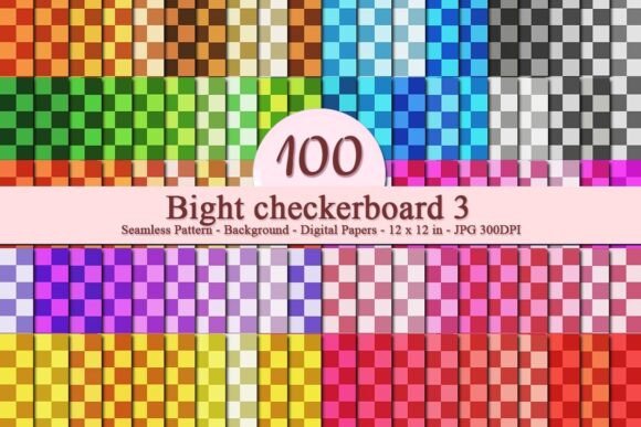Checkerboard 3 Seamless Pattern: A Versatile Digital Paper for Modern Businesses