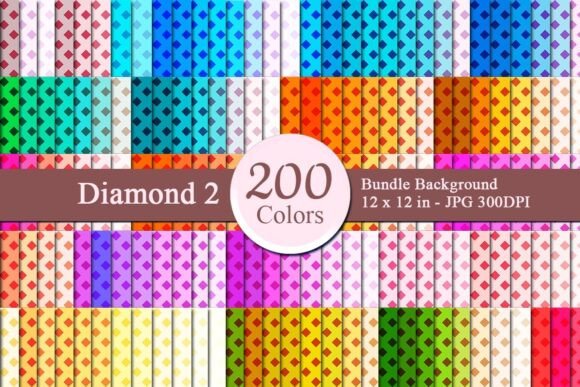 Diamond 2 Digital Papers Bundle: A Versatile Design Resource