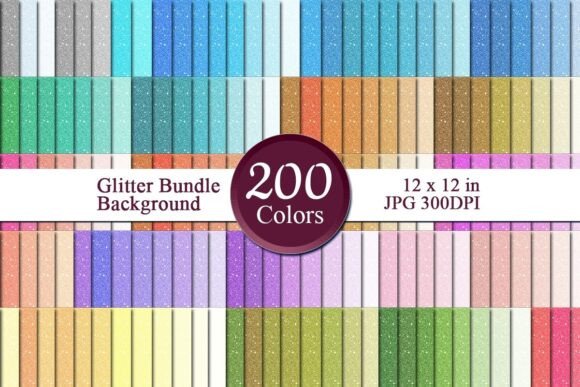 Glitter Bundle Digital Papers 23: A Versatile Resource for Modern Creativity and Business