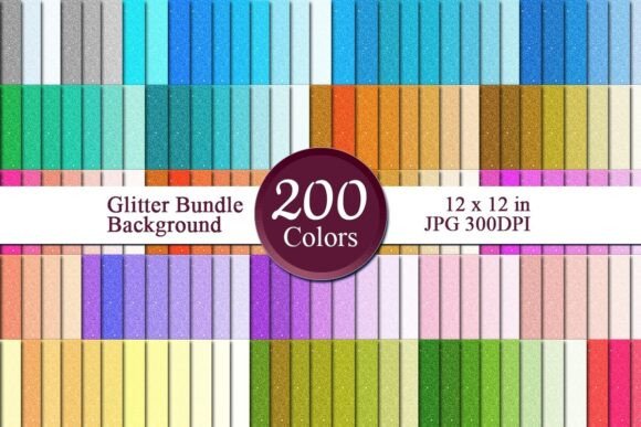 Glitter Bundle Digital Papers 3: Sparkle Your Creative Projects