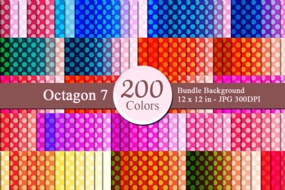 Octagon 7 Digital Papers Bundle – Creative Uses for Business and Design