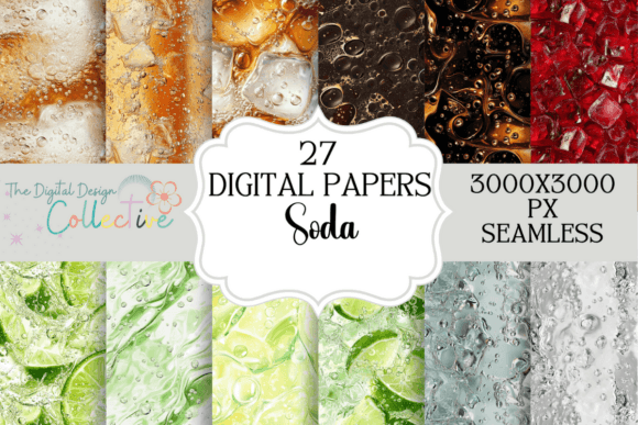 Seamless Soda Digital Papers: A Creative Tool for Modern Designers and Entrepreneurs