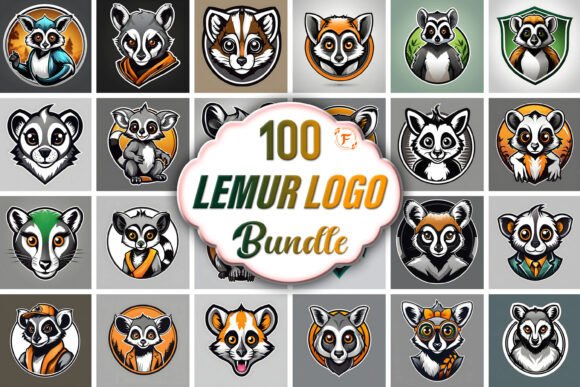 Unlocking Brand Identity with the Lemur Mascot Logo Bundle