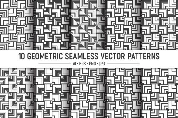 Unlocking Creativity with 10 Geometric Tiles Seamless Patterns